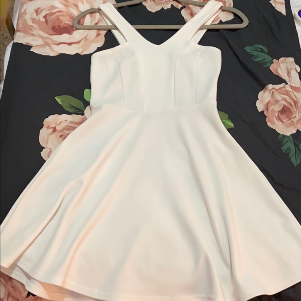 Flirty white dress